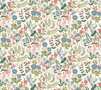 Liberty Fabrics - Botanist's Walk - Lola Scatter B - Lasenby Cotton - Quilting Fabric by the half yard