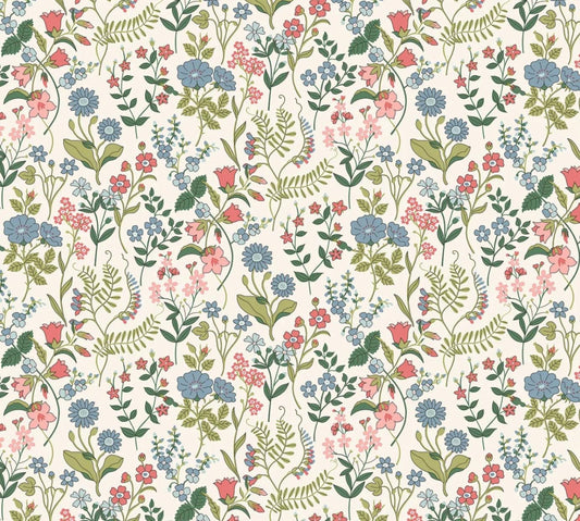 Liberty Fabrics - Botanist's Walk - Lola Scatter B - Lasenby Cotton - Quilting Fabric by the half yard