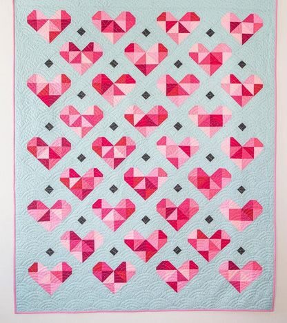 Heart Gems by Quilty Love - Printed Paper Pattern