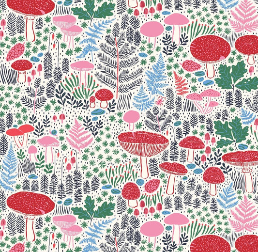 Cloud9 - Autumn Walk - Forest Path - 227625- 100% Certified Organic Quilting Cotton by the half yard