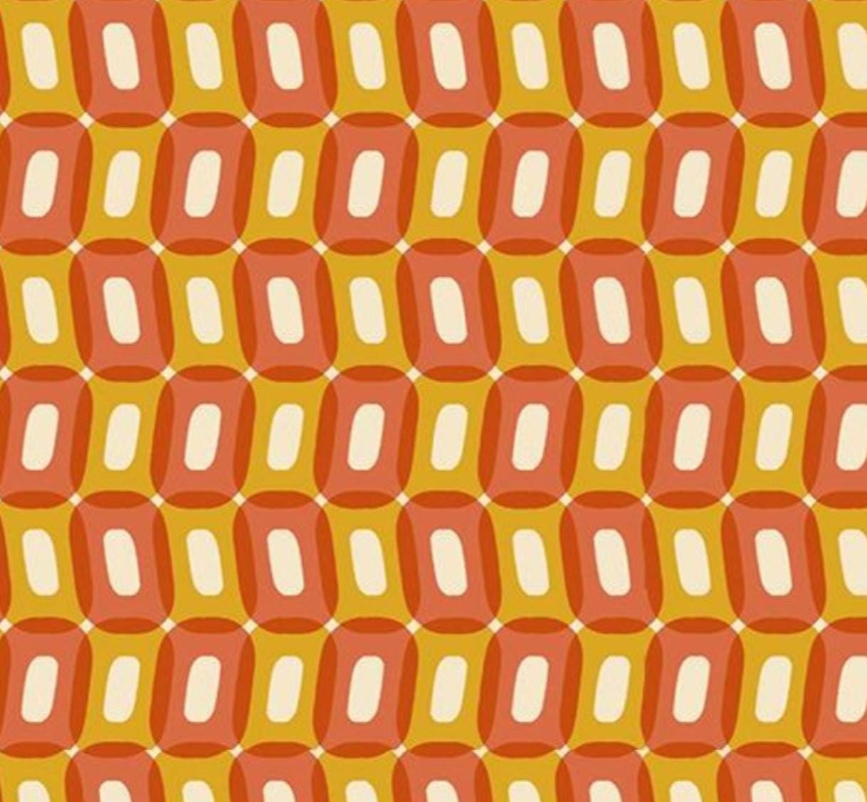 Ruby Star Society - To and Fro Ooos - Rust Orange by Rashida Coleman Hale - Fabric by the Half Yard