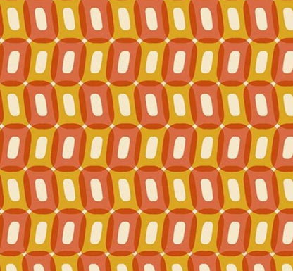 Ruby Star Society - To and Fro Ooos - Rust Orange by Rashida Coleman Hale - Fabric by the Half Yard