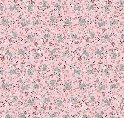 Riley Blake - Sleep Tight - Pink Garden by Gabrielle Neil Design Studio - Fabric by the HALF Yard