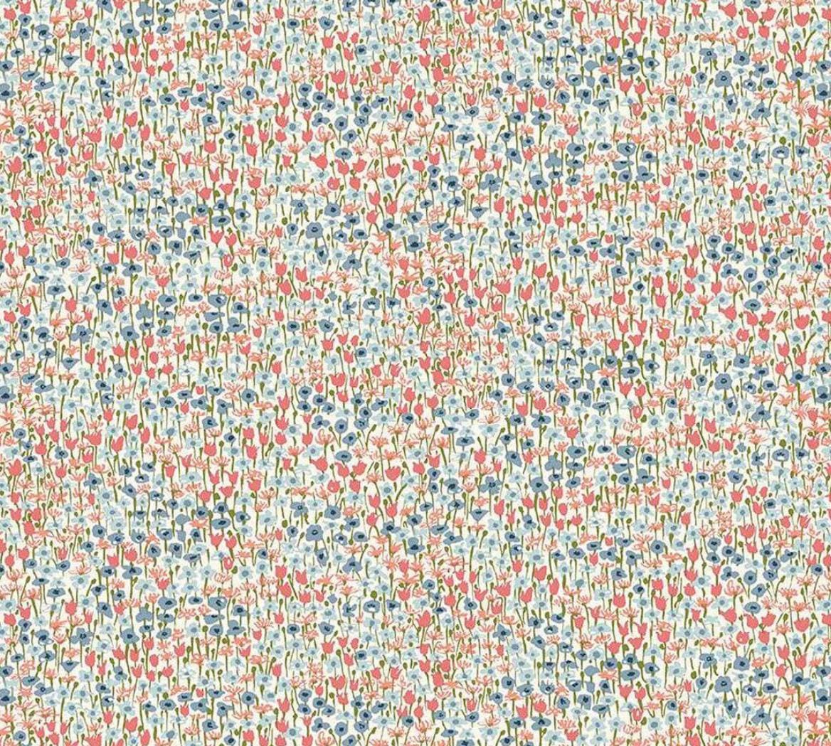 Liberty Fabrics - Botanist's Walk - Joy Meadow B - Lasenby Cotton - Quilting Fabric by the half yard