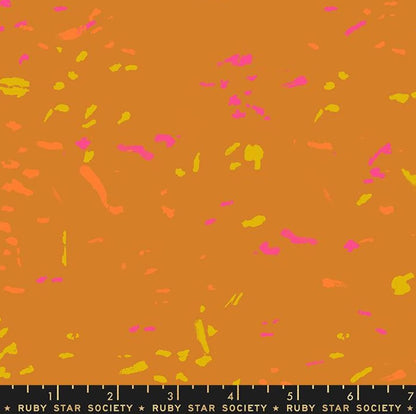 Ruby Star Society - Sketchbook - Brushstrokes - Earth Orange by Alexia Abegg RS4070 - Fabric by the half yard