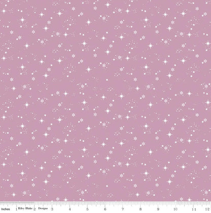 Riley Blake - Moonchild - Starfall - Thistle - Fabric by the half yard