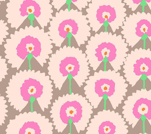 Kaffe Fassett Collective - Regal Fans - Pastel Fabric by the half yard