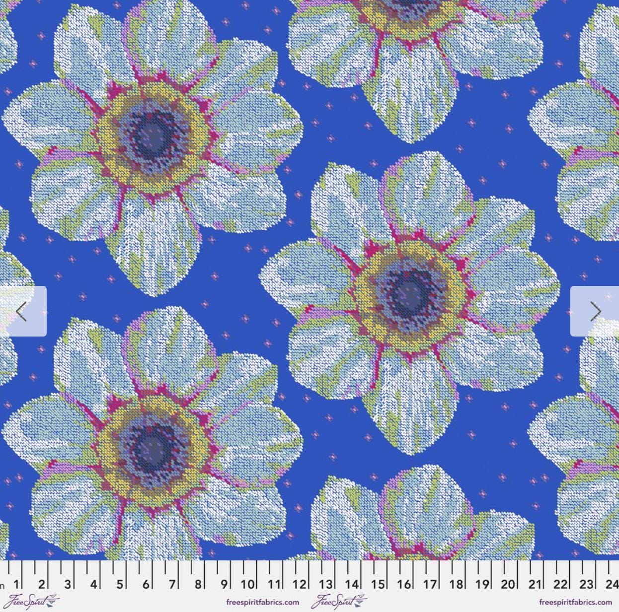 Anna Maria for Free Spirit - Welcome Home - Patras Aegean Floral - Fabric by the half yard