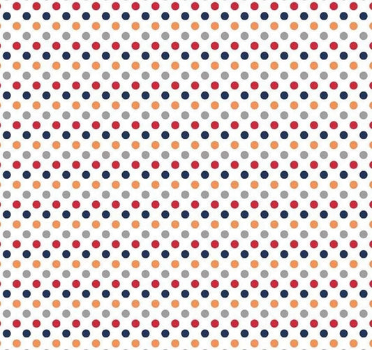 Riley Blake - Small Dot - C350-02 BOY - Fabric by the half yard
