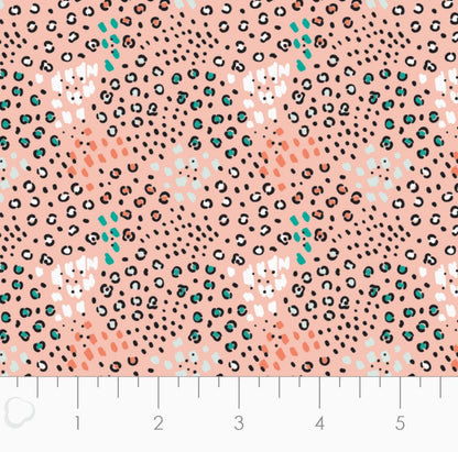 Camelot Fabrics - Self Love Club - Beauty Spots - Pink - Fabric by the half yard