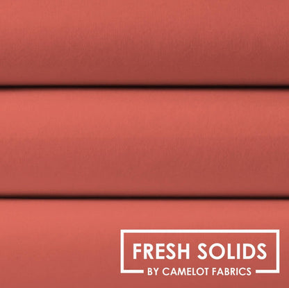 Camelot - Fresh Solids - Grapefruit - Fabric by the half yard