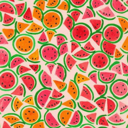 Robert Kaufman - Wishwell - Sweetness Watermelon Slices - Fabric by the half yard