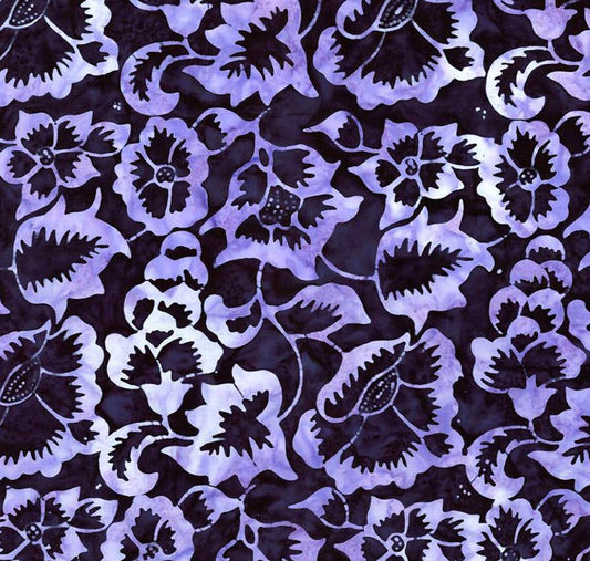 Riley Blake - Expressions Batiks Radiant Moody Blues - Hand Dyed Batik Quilting fabric by the half yard BT23380-309