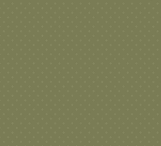 Riley Blake - Threads of Grace - Dots Green C16826-GREEN Quilting Cotton Fabric by the HALF Yard