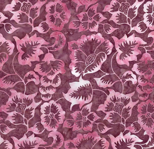 Riley Blake - Expressions Batiks Radiant Flourish Prismatic Bliss - Hand Dyed Batik Quilting fabric by the half yard BT23380-203