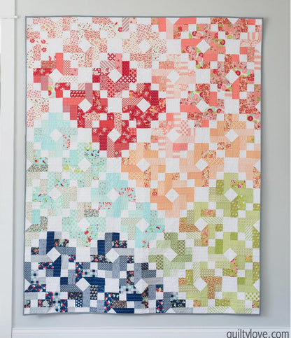Ombre Gems by Quilty Love - Printed Paper Pattern