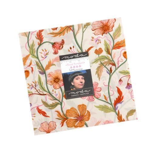 Moda - Floral Fondant - Layer Cake 10" Squares - 14130LC