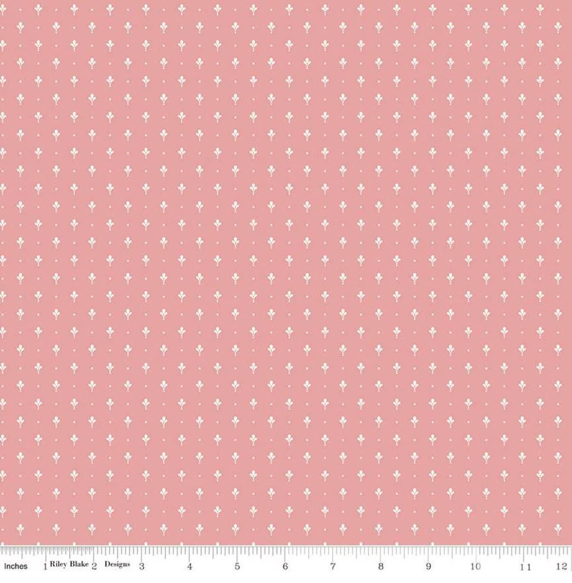 Riley Blake - Mary Catherine - Petals Mellow Rose - C16707-MELLOWROSE - Fabric by the half yard