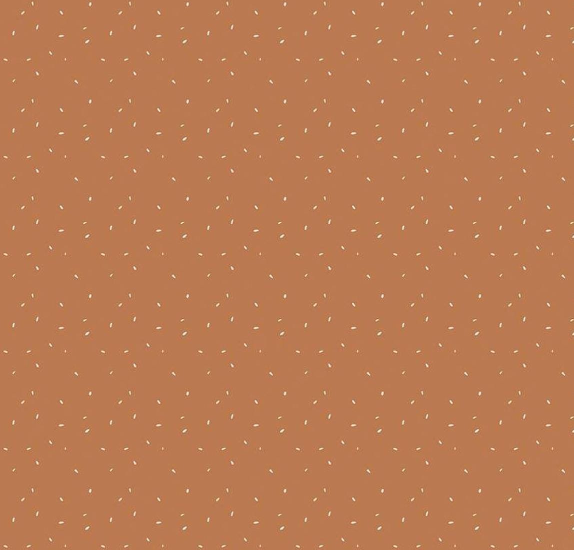 Riley Blake - Olive Grove - Dots Terra Cotta - SKU: C16637-TERRACOTTA - Quilting fabric by the half yard