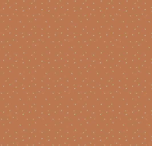 Riley Blake - Olive Grove - Dots Terra Cotta - SKU: C16637-TERRACOTTA - Quilting fabric by the half yard
