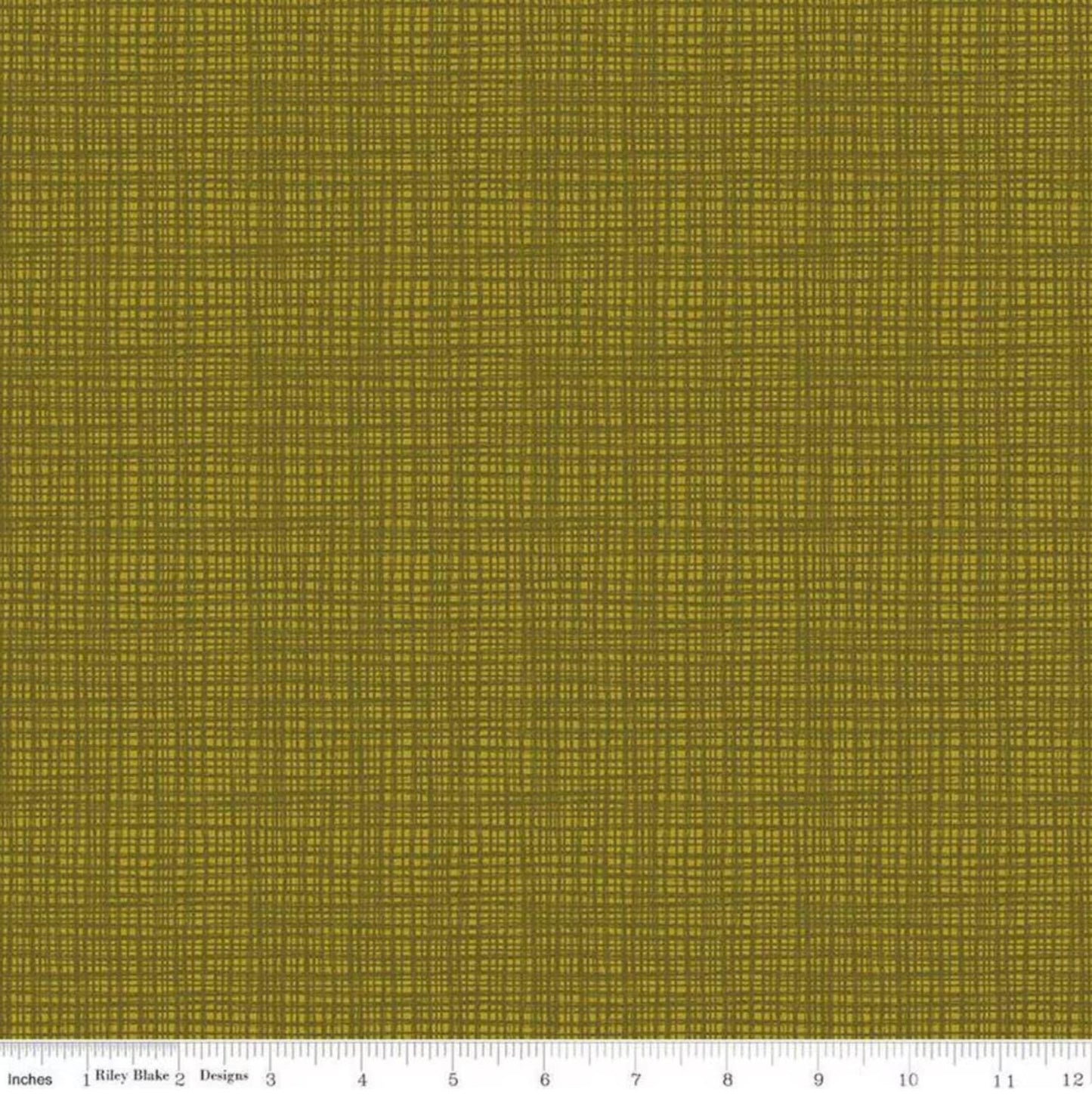 Riley Blake - Texture In Color - Olive by Sandy Gervais - Fabric by the half yard