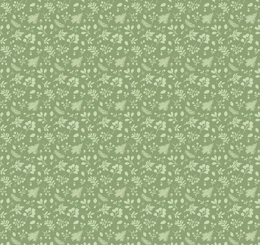Riley Blake - Magical Winterland - Green Tonal Clover - C14947-CLOVER - Fabric by the half yard