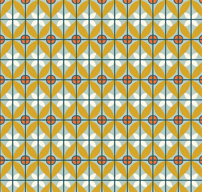 Riley Blake - Eden Tile - Mist - C12922 Geometric Quilting Cotton by the HALF Yard