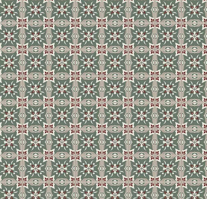 Riley Blake - Olive Grove - Mill Tiles - C16634-GREEN - Quilting fabric by the half yard