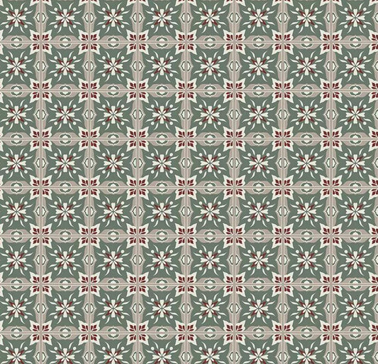 Riley Blake - Olive Grove - Mill Tiles - C16634-GREEN - Quilting fabric by the half yard