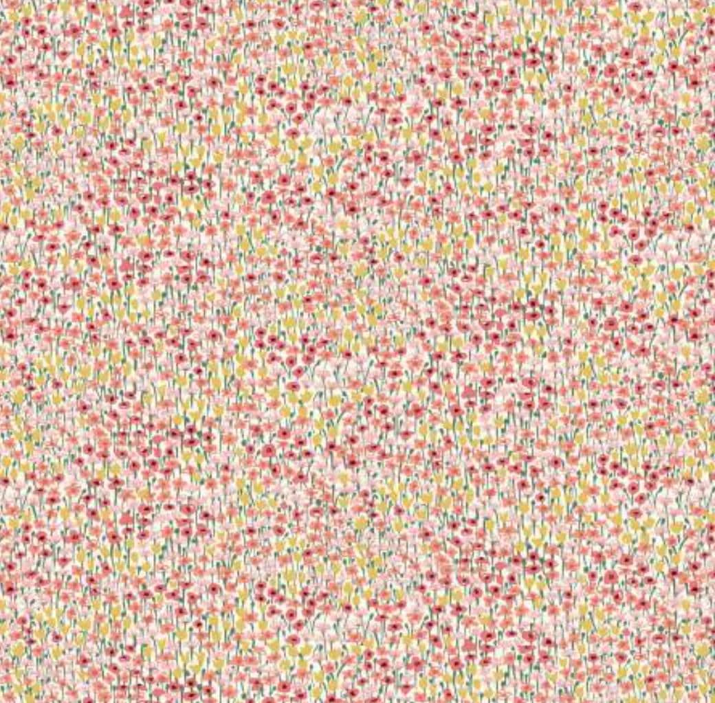 Liberty Fabrics - Botanist's Walk - Joy Meadow C - Lasenby Cotton - Quilting Fabric by the half yard