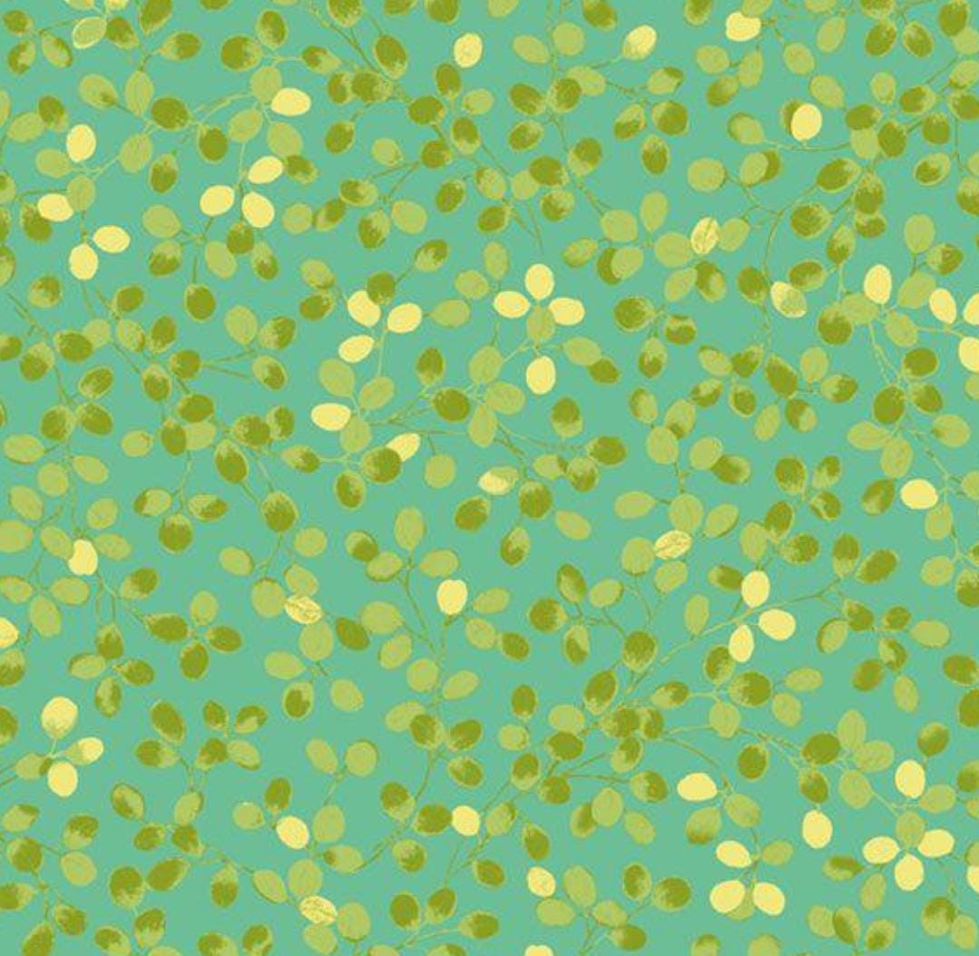 Marcus Fabrics - Greenhouse Garden - Shrubs - Fabric by the half yard