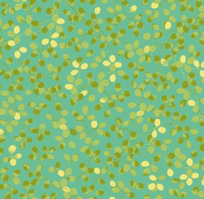 Marcus Fabrics - Greenhouse Garden - Shrubs - Fabric by the half yard