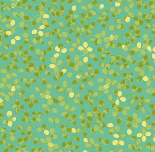 Marcus Fabrics - Greenhouse Garden - Shrubs - Fabric by the half yard